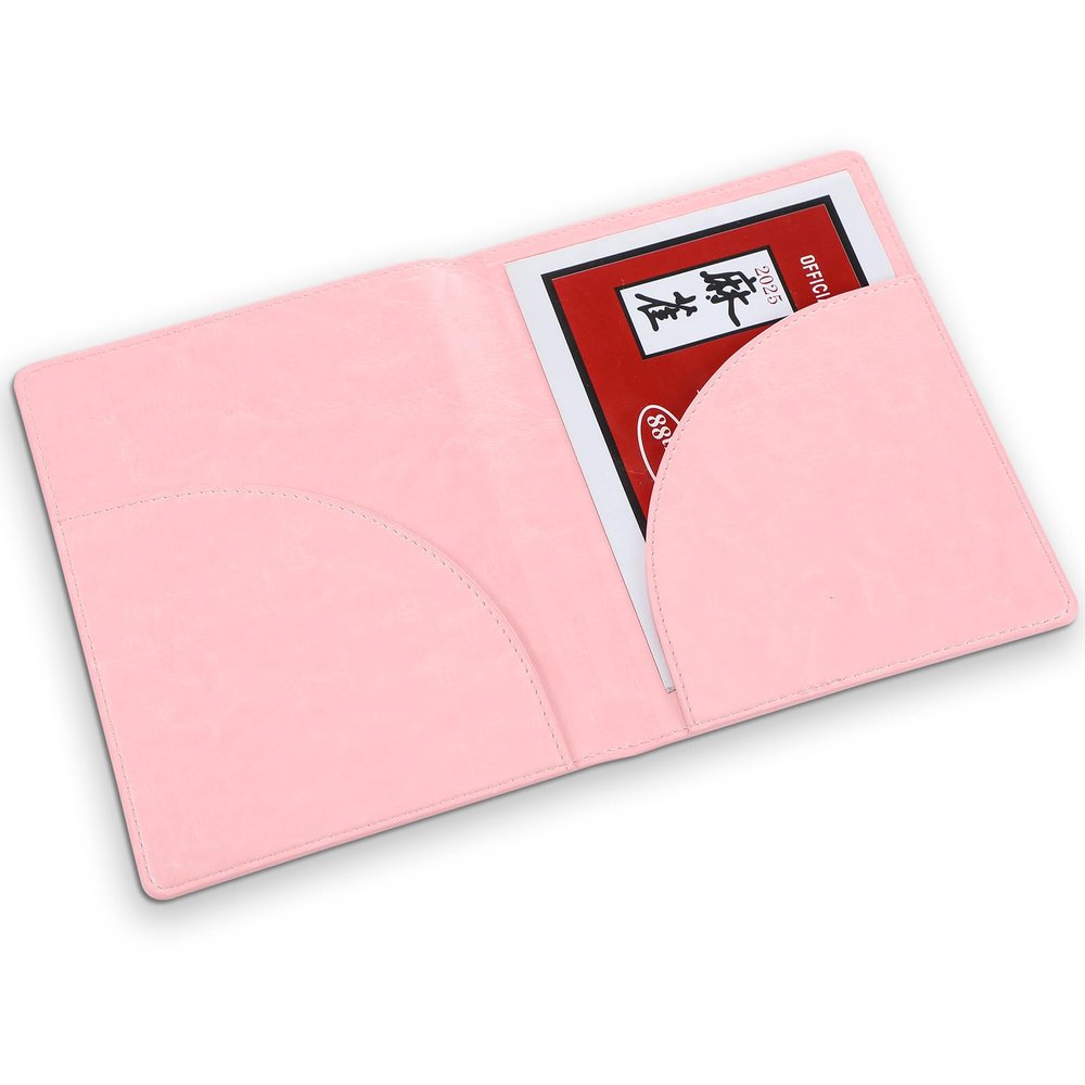 AmazingSpark Mahjong Card Sleeve Holder 11.25 x 7 Inches Large Mah Jong Cards Protective Cover Mahjong Gifts and Accessories for MAHJ Lover Playing Game Night(1 Pcs,Pastel)