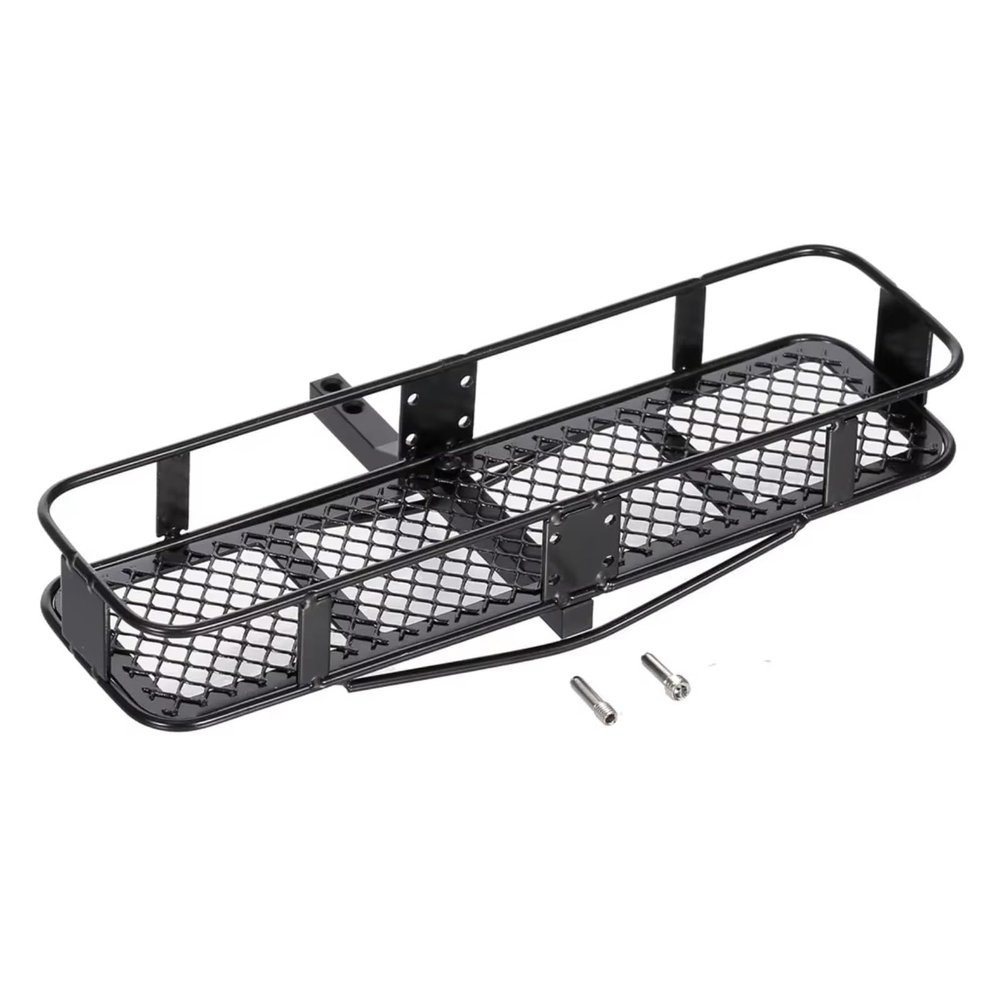 Compatible with Axial for SCX10 90046 AXI03007 for Trxs for TRX4 D90 1/10 RC Crawler Cars Upgrade Parts Rear Bumper Back Hitch Carrier RC Car Accessories