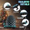 2PCS 3D Printed Dragon Glow, Mystery Dragon Egg Glow in The Dark, UV Reactive 3D Printer Articulated Animals Fidget Toy, Crystal 3D Print Dinosaur Toys for Boys Girls Home Decor view 3