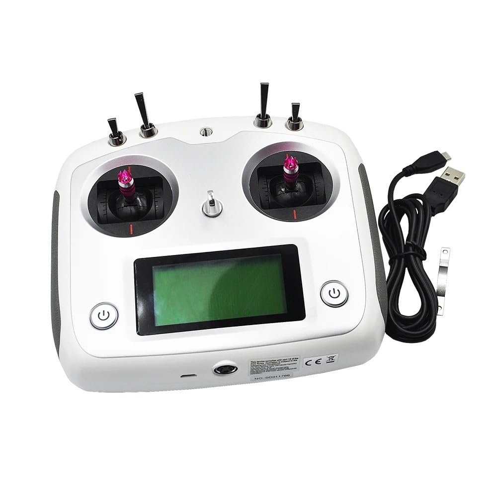 FS-i6S 10-Channel 2.4GHz RC Radio Transmitter & Receiver Kit with iA6B/iA10B for RC Hydraulic & Bulldozer(I6S Transmitter)