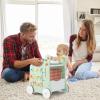 HOMGX Baby Push Walker with Wheels, 6-in-1 Wooden Montessori Toys, Toddler Learning Walker Activity Center, Pretend Kitchen Playset with Shape Sorter, Tool Toy for Kids Boys Girls Ages 12M+ view 2