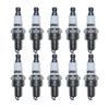 10Pcs CMR6H Spark Plug Fit For FS90 FS100 FS110 FS90R FS100R FS110R 3365 Tool Cutter Machine view 1
