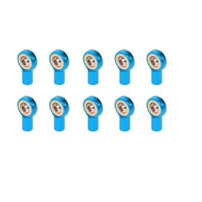 10pcs M2.5 Link Rod Joint Ball End Head Holder for RC Model Car Boat Airplane Trucks Spare Parts Accessories RC Car Linkage(Blue)