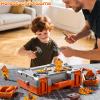 KIZONLY Kids Tools Toy Sets for Aged 3 4 5 6 7 8, 2 in 1 Workbench Toys for Toddlers 3-5, Pretend Play Toolbox, Construction Mechanic Set with Sound, Educational Birthday Gift for Boys Girls Ages 3-8 view 4