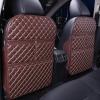 PYJCFHXGN 2 Pcs Car Seat Back Anti Kick Pad for Mercedes Benz GLE 250d 450 500 580/AMG 43 53 63 63S, Kick Mats with 2 Storage Pockets, Convenient Storage, Scratch-Resistant and Durable Pad view 1