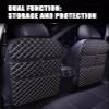 PYJCFHXGN 2 Pcs Car Seat Back Anti Kick Pad for Mercedes Benz GLE 250d 450 500 580/AMG 43 53 63 63S, Kick Mats with 2 Storage Pockets, Convenient Storage, Scratch-Resistant and Durable Pad view 2