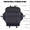 PYJCFHXGN 2 Pcs Car Seat Back Anti Kick Pad for Mercedes Benz GLE 250d 450 500 580/AMG 43 53 63 63S, Kick Mats with 2 Storage Pockets, Convenient Storage, Scratch-Resistant and Durable Pad view 4