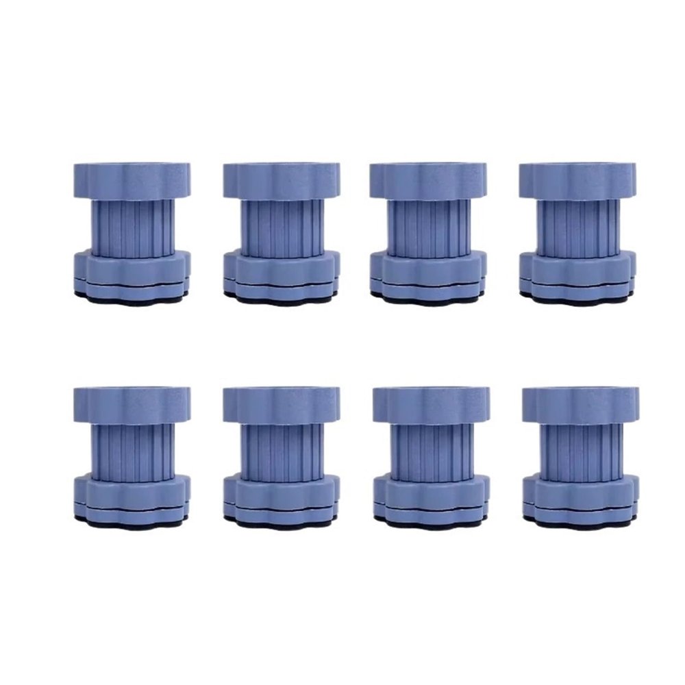 Universal Adjustable Height Washing Machine Foot Pads Anti Vibration Refrigerator Base Fixed Non-Slip Pad Support Stands(8PCS)