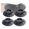 1&4PC Anti Vibration Feet Pads Rubber Legs SlipStop Silent Skid Raiser Mat for Washing Machine Support Dampers Stand Non-SlipPad(1 Pcs) view 2