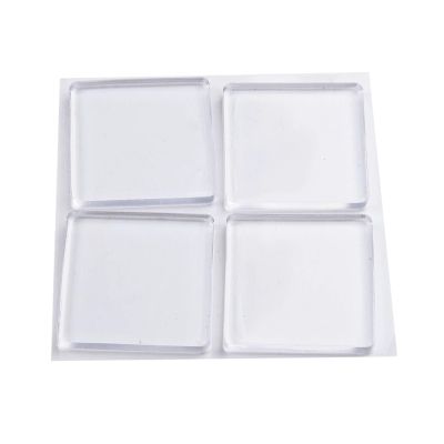 4pcs/Set Transparent Anti Vibration Shock Absorbing Pad Mat Washing Machine Self Adhesive Mute Anti-Shock Protection Porte Pad