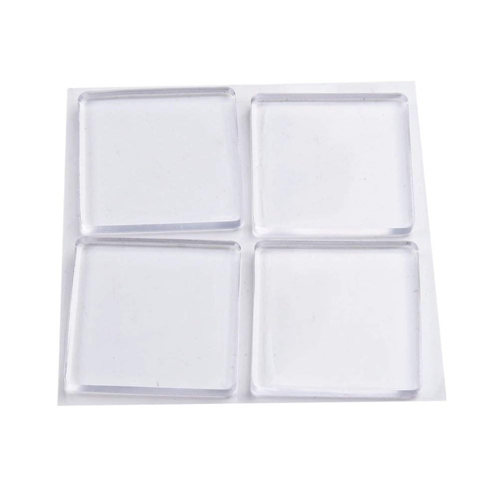 4pcs/Set Transparent Anti Vibration Shock Absorbing Pad Mat Washing Machine Self Adhesive Mute Anti-Shock Protection Porte Pad