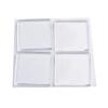 4pcs/Set Transparent Anti Vibration Shock Absorbing Pad Mat Washing Machine Self Adhesive Mute Anti-Shock Protection Porte Pad view 1