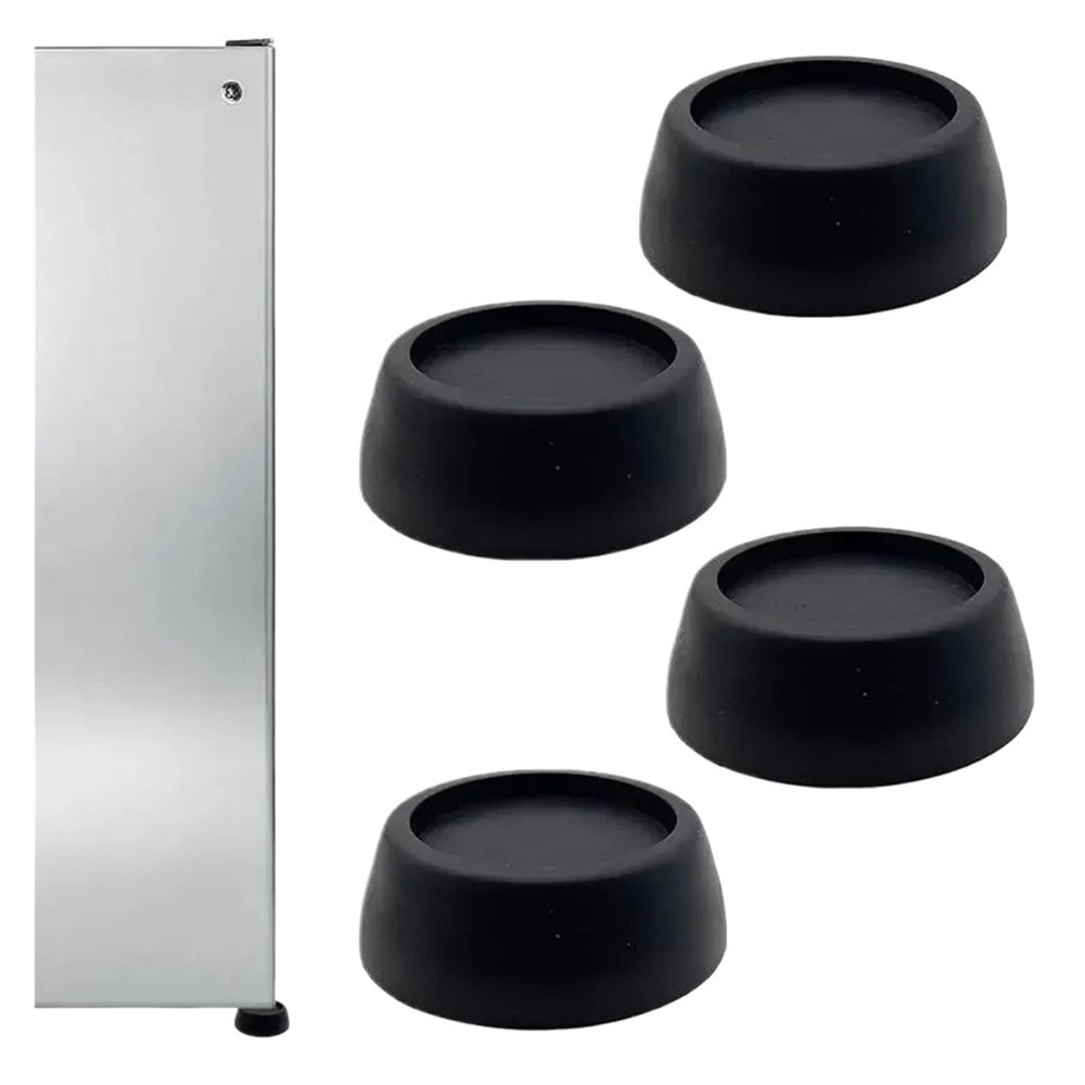 Anti Vibration Washing Machine Support 4-Pieces Washer and Dryer Anti Slip Mat with Rubber Shock and Noise Cancelling Washer