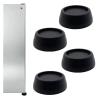 Anti Vibration Washing Machine Support 4-Pieces Washer and Dryer Anti Slip Mat with Rubber Shock and Noise Cancelling Washer view 1