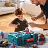 KIZONLY Kids Tools Toy Sets for Aged 3 4 5 6 7 8, 2 in 1 Workbench Toys for Toddlers 3-5, Pretend Play Toolbox, Construction Mechanic Set with Sound, Educational Birthday Gift for Boys Girls Ages 3-8 view 4