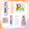 Fancy Land 24 Pack Valentines Day Gifts for Kids Watercolor Paint Set with Cards Valentines Party Favor view 3
