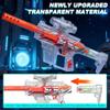 Gel Ball Blaster Transparent Version Semi Auto Electric Powerful 170 Fps 85ft 10 Rs Per Seconds High Speed Automatic Splatter Ball Blaster Science Style Age 14+(Black) view 3