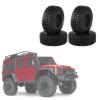 Compatible with Traxxas TRX4 D90 for Axial SCX10 II III for MST 4PCS 110Mm 1.9 Rubber Tire Wheel Tyre for 1/10 RC Crawler Car RC Car Tires Tyre Rims view 3