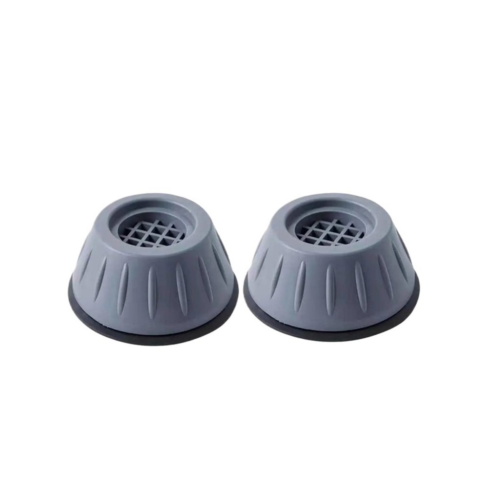 Anti Vibration Feet Pads Rubber Legs SlipStop Silent Skid Raiser Mat for Washing Machine Support Dampers Stand Accessories(Black+White)