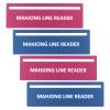 4PCS Plastic Mahjong Line Finder, Bright Mahjong Rules Helper Reader, Mahjong Card Guide and Lining Finder/Mahjong Card Line Guide Bright Acrylic Mahjong-Line Reader Tracker Ruler view 1