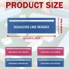 4PCS Plastic Mahjong Line Finder, Bright Mahjong Rules Helper Reader, Mahjong Card Guide and Lining Finder/Mahjong Card Line Guide Bright Acrylic Mahjong-Line Reader Tracker Ruler view 2