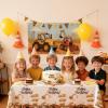 101Pcs Construction Theme Birthday Party Decorations Tableware Set Includes Plates, Napkins,Tablecloth,Forks for Boys Kids Construction Excavator Birthday Party Supplies Serves 25 Guests view 4