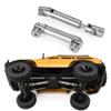 2PCS Stainless Steel Center Drive Shafts with D-Shaped Holes Compatible with 1 18 Scale RC Crawler Models FMS FCX18 LC80 Upgrade Replacement Parts view 2
