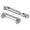 2PCS Stainless Steel Center Drive Shafts with D-Shaped Holes Compatible with 1 18 Scale RC Crawler Models FMS FCX18 LC80 Upgrade Replacement Parts view 3
