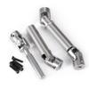 2PCS Stainless Steel Center Drive Shafts with D-Shaped Holes Compatible with 1 18 Scale RC Crawler Models FMS FCX18 LC80 Upgrade Replacement Parts view 4