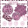 101PCS Leopard Print Party Supplies Cheetah Birthday Decorations Tableware Set - Plates and Napkins,Tablecloth,Forks for Girl Hot Pink Leopard Theme Birthday Party Decorations Serves 25 view 3