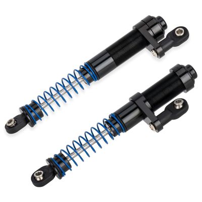 Metal Adjustable Shock Absorbers Oil Damper 80-100mm for 1/10 RC Crawler Car Axial SCX10 90046 Capra TRX4 Redcat Gen8 Upgrade (Black)