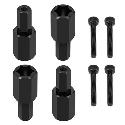 4Pcs 5mm to 5mm Wheel Hex Hub Adapters Compatible with 1/16 RC Crawler Models Like C34 C24 1/2 Inch Widen Offset Upgrade Parts Compatible with RC Vehicles