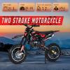 49CC 2-Stroke Mini Dirt Bike, Gas Powered Motorcycle for Adults&Kids Mini Off-Road Motorcycle Gas Kids Dirt Bike with Shock Absorption Load 330 LBS for Various Outdoor Environments (Red) view 3