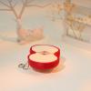 Apple Core Fidget Clicker  PLA Stress Relief Keychain Toy  Fun Fruit Bag Charm for Adults  Clickable Sensory Gadget for Desk or Travel view 3