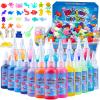Aibxiu Magic Water Elf Toy Kit, Crafts for Kids Ages 4-8-12, Aqua Fairy Water Gel with 22 Gels, 22 Sea Creature Molds, DIY Craft Kit, Birthday & Party Favors for Kids Ages 3+ view 1