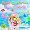 Aibxiu Magic Water Elf Toy Kit, Crafts for Kids Ages 4-8-12, Aqua Fairy Water Gel with 22 Gels, 22 Sea Creature Molds, DIY Craft Kit, Birthday & Party Favors for Kids Ages 3+ view 2
