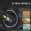 Mini Gas Dirt Bike for Adults&Child, 49CC 2-Stroke Kids Motorcycle Gas Powered Kids Dirt Bike Mini Off-Road Motorcycle with Front Rear Disc Brakes Load 330 LBS for Various Outdoor Environments Green view 4