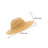ABOOFAN 10pcs Miniature Woven Cowboy Hats for Dollhouse Accessories Handwoven Mini Straw Caps for DIY Crafts Party Decorations and Photography Props view 2