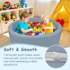 MEOGETY Kids Foam Ball Pits for Toddlers Babies Dogs Cats, Soft Infant Baby Ball Pit Pool for Girls and Boys Gifts, (Balls NOT Included) Imitation Teddy Colours view 3