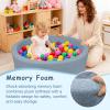 MEOGETY Kids Foam Ball Pits for Toddlers Babies Dogs Cats, Soft Infant Baby Ball Pit Pool for Girls and Boys Gifts, (Balls NOT Included) Imitation Teddy Colours view 4
