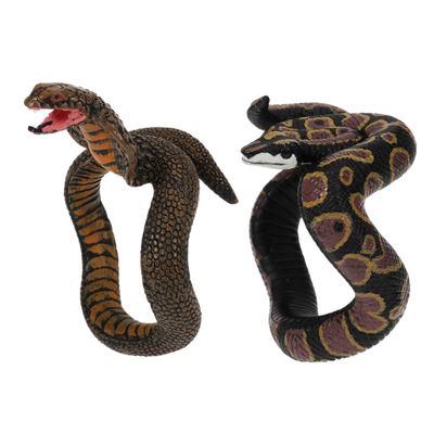 BESPORTBLE 2Pcs Realistic Snake Bracelet for Halloween Vivid Serpent Decorations Safe Material Jewelry for Party Use