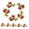 Healifty Golden Alloy Pomegranate Hair Clip Accessories 10 Pcs DIY view 1