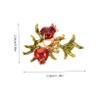 Healifty Golden Alloy Pomegranate Hair Clip Accessories 10 Pcs DIY view 2
