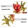 Healifty Golden Alloy Pomegranate Hair Clip Accessories 10 Pcs DIY view 4