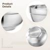 20-Piece Toddler Bowl Set, Stainless Steel Insulated, 304 Quality, Heat-Resistant Double-Walled, 11.5Cm & 15Cm Sizes, Ten of Each, Safe, Dishwasher Friendly, Compact Design view 2