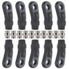 10pcs M3 Plastic Rod End Link Linkage Ball Joint Heads Compatible with 1 10 Scale RC Cars Crawlers Models Fits 90046 90047 TRX6 and Similar Vehicles view 1