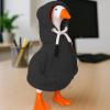LAFANDE 7 Inch Desk Go-ose Outfits, Tabletop Gooses Hoodies, Funny Porch Gooses Decor Costum for Desk Geese Statue, Magnetic Go-ose Statue Key Holder Clothes for Table Decor view 3