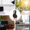 LAFANDE 7 Inch Desk Go-ose Outfits, Tabletop Gooses Hoodies, Funny Porch Gooses Decor Costum for Desk Geese Statue, Magnetic Go-ose Statue Key Holder Clothes for Table Decor view 4