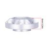 4Pcs Aluminum Alloy Wheel Hex Hub 6/9/12/15/18/21mm for 1/10 RC Crawler Car 1.9 2.2 Wheels Rim Axial SCX10 TRX4 RR10 Wraith Capra D90 (Silver,6mm) view 4