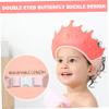 2PCS Baby Shower Cap Adjustable Crown Shape Baby Hair Washing Shield Waterproof Lightweight Plastic Bath Visor for Toddlers Shower Cap, Hair Washing Shield, Bath Visor for Toddlers view 3